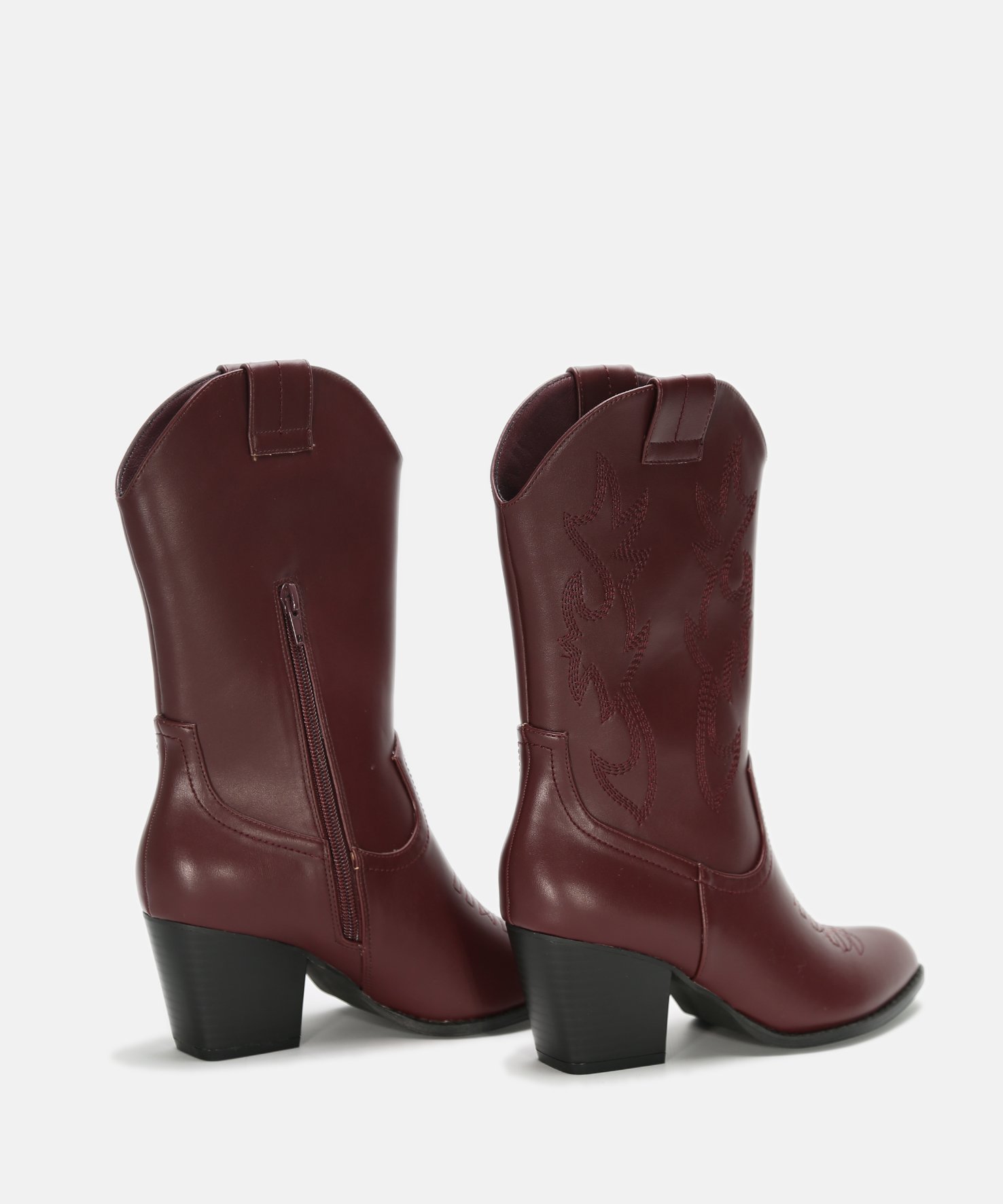 Botas cowboy media ca&ntilde;a tac&oacute;n image number null